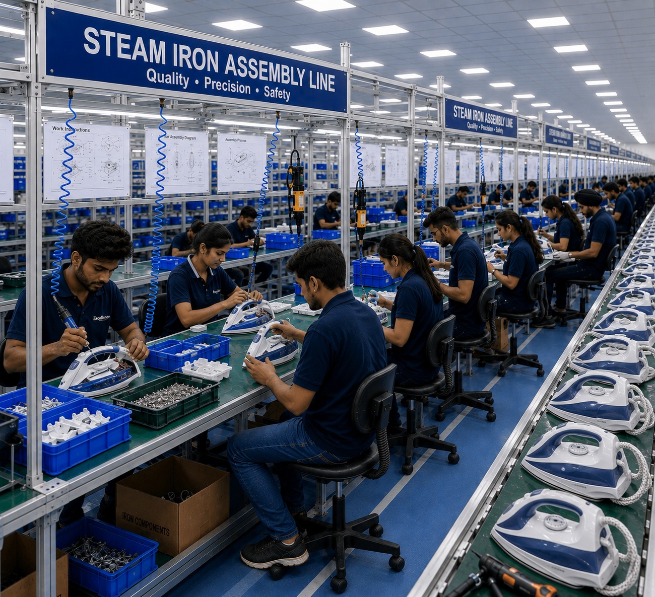 Steam Iron Assembling Service